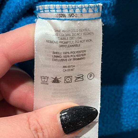 Columbia Women's Fleece Basic Jacket Full Zip Pockets Long Sleeve Blue Size L - Picture 5 of 7